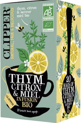 Infusion bio thym citron et miel
