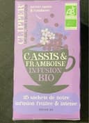 Cassis & framboise infusion bio