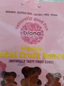 Biona Organic Mini Fruit Gum Bear Sweets 75G