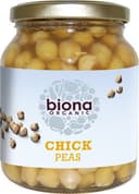 Biona Organic Chick Peas -in Glass Jars