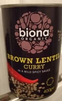 Brown lentil curry