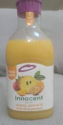 Pur jus d'ananas pomme et fruit de la passion