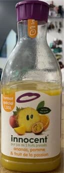 Ananas, pomme et fruit de la passion