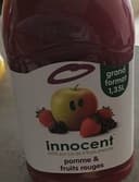 Jus pomme & fruits rouges