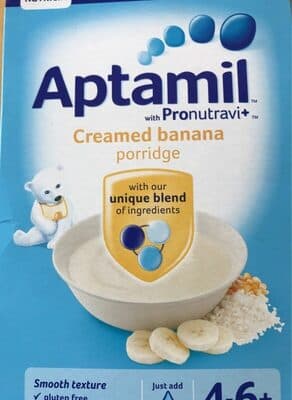 Aptamil 6Mth+ Creamed Banana Porridge 125G