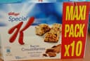 Barres croustillantes Chocolat au lait