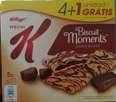 Biscuit moments chocolat