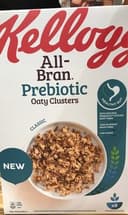 All-bran prebiotic oaty clusters