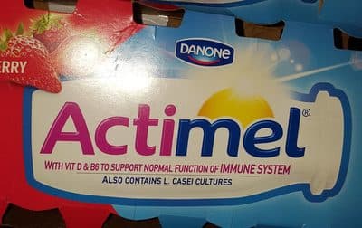 Actimel Strawberry Drink 12X100g