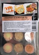 12 Mignardises de saumon fumé