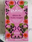 Infusion bio détox de fruits rouge alliance de rooibos hibiscus cassis et mûre
