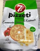 Pizzeti, Emmentaler, Tomate, Knoblauch