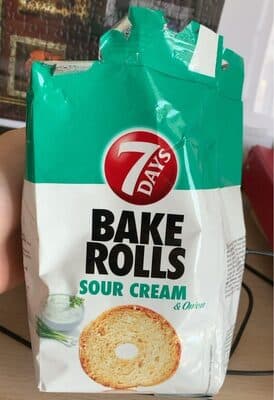 Bake rolls sour cream & onion