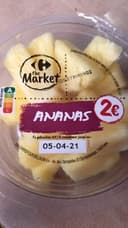 Carrefour The Market Pick & Mix Fraîchement Coupés Ananas