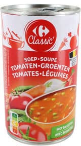 Carrefour Classic' Soupe Tomates-Légumes avec Boulettes