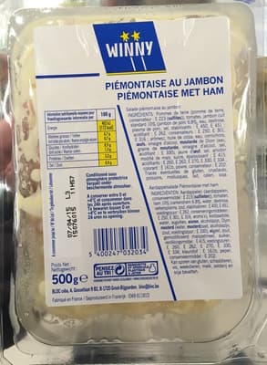 Piémontaise au jambon