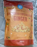 Dehydrated crystalliised ginger