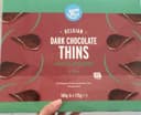 Dark chocolate thins