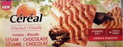 Céréal Sésame-chocolat Biscuits