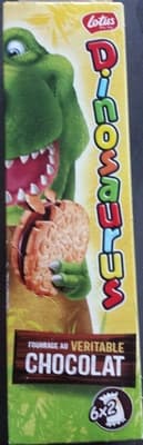 Dinosaurus Biscuits fourrés au véritable chocolat