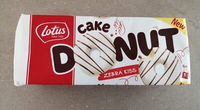 Cake donut avec glaçage zebra kiss