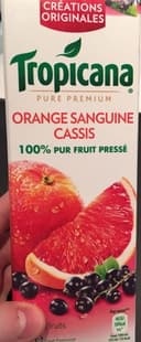 Pure Premium Orange sanguine cassis 100% pur fruit pressé