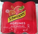 Boisson gazeuse saveur Agrumes boîtes