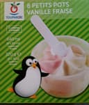 8 petits pots vanille fraise