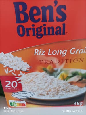 Riz long grain tradition