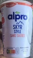 Alpro Produit fermenté à base de soja, non sucré, Greek style 400g
