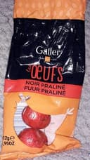 Les oeufs noir praliné