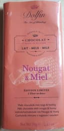 Chocolat nougat et miel