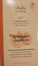 Chocolat Noir Aux écorces D'oranges Confites
