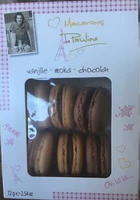 Macarons De Pauline Vanille-moka-chocolat 12X72G