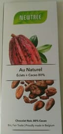 Au naturel éclats + cacao 80%