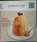 4 parfaits au café