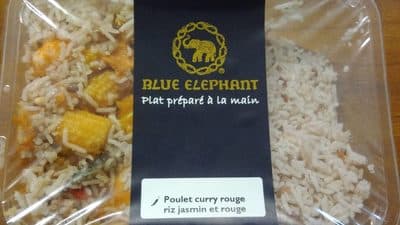 Poulet curry rouge