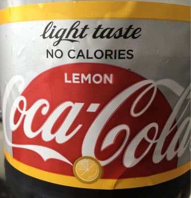 Coca cola lemon light