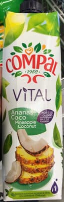 Jus ananas coco avec stévia brique