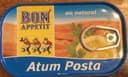 Atum posta ao natural