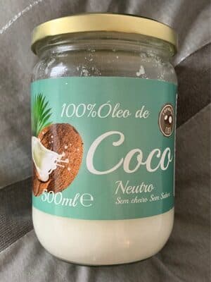 100% huile de coco
