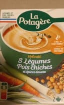 Velouté 8 légumes pois chiches et épices douces