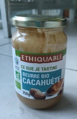 Beurre bio cacahuète