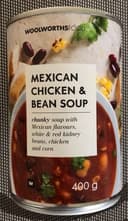 Mexican chicken & bean soup