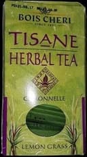 Bois Cheri Herbal Tea Lemon Grass 25 Tea Bags