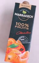 100 % teneur en fruits clémentine