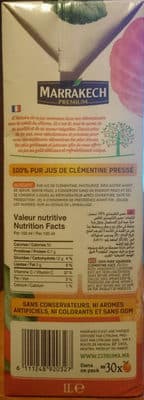 Marrakech jus de clémentine premium