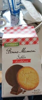 Bonne Maman sablés chocolat noir