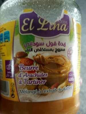 Beurre arachide patte de datte