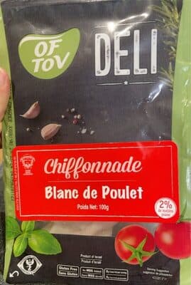 Chiffonnade blanc de poulet